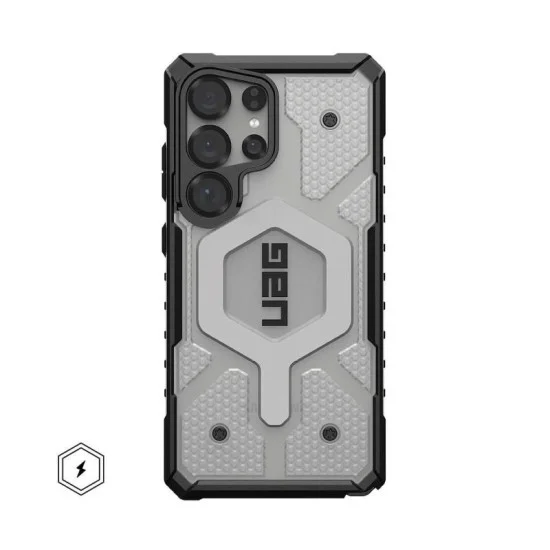 Cover Samsung S25 Ultra Pathfinder Clear Magsafe Case Uag - Ice/Silver